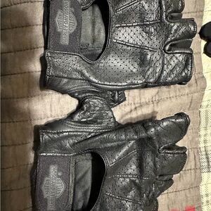 Harley-Davidson Black Riding Gloves with Ventilation XL